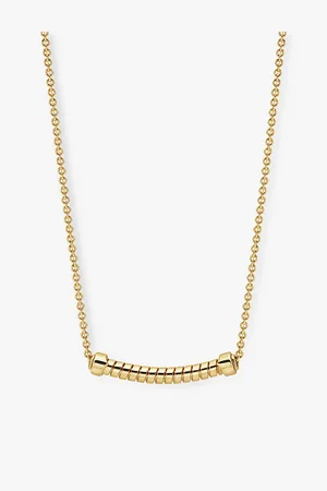 Bvlgari Tubogas 18ct Yellow-Gold Pendant Necklace