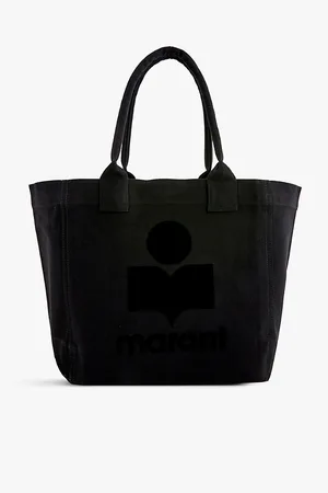 Isabel Marant Womens Yenky Logo-Print Cotton Tote Bag