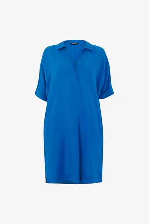 Whistles Womens Melanie V-Neck Woven Mini Dress