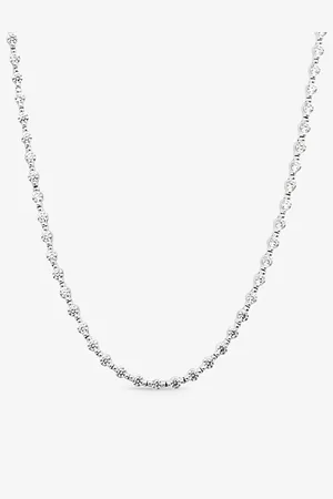 CARAT* London Womens Coralie Sterling and Cubic Zirconia Necklace
