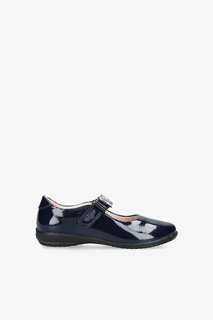 Lelli Kelly Erin Bow-Embellished Patent Leather School Shoes 6-9 Years