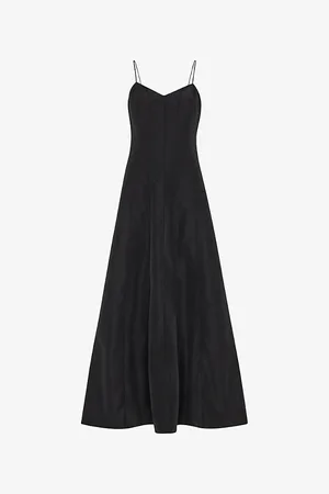Whistles Womens Laverne Taffeta Woven Maxi Dress