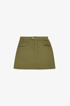 Caramel Apera A-Line Cotton-Twill Skirt 3-16 Years