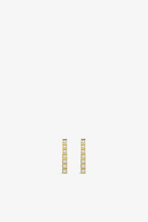 Chopard Ice Cube Pure 18-Carat Yellow-Gold and Diamond Earrings