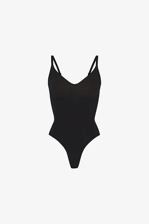 SKIMS Womens Seamless Sculpt Fitted Stretch-Woven Body