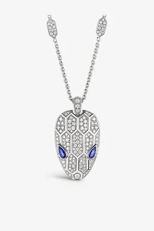 Bvlgari Serpenti 18ct , 2.07ct Brilliant-Cut Diamond and Sapphire Necklace