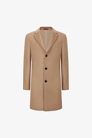 Reiss Mens Gable Single-Breasted Wool-Blend Coat