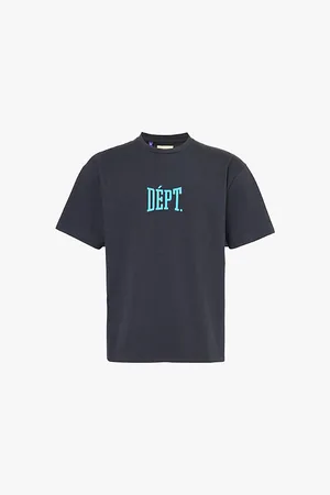 GALLERY DEPT. Mens Gym Logo Brand-Print Regular-Fit Cotton-Jersey T-Shirt