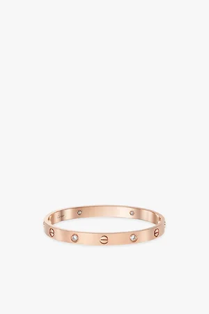 Cartier Love 18ct Rose-Gold and 0.42ct Diamond Bracelet