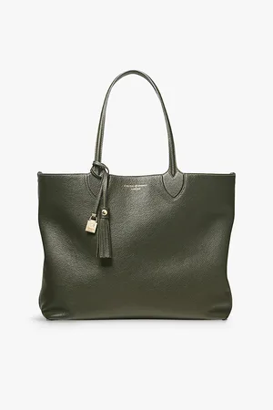 ASPINAL OF LONDON Womens Hudson Oversized Leather Tote Bag