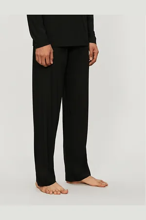 DEREK ROSE Mens Basel Stretch-Modal Trousers