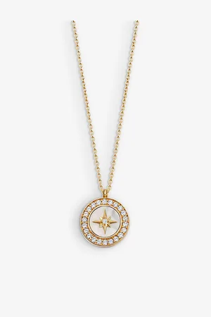 ASTLEY CLARKE Womens Polaris 18ct Yellow Gold-Plated Vermeil Sterling-Silver, Sapphire and Mother Of Pearl Locket Necklace