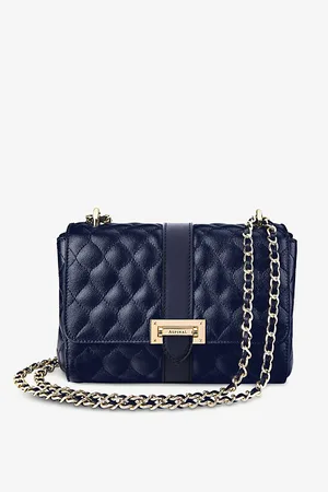 ASPINAL OF LONDON Womens Lottie Quilted Leather Shoulder Bag