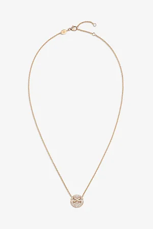 CHAUMET Jeux De Liens Harmony Small 18ct Rose-Gold and 0.32ct Brilliant-Cut Diamond Pendant Necklace