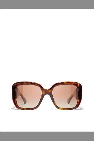 CHANEL Womens Ch5512 Square-Frame Acetate Sunglasses