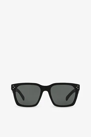 Céline Womens Cl000384 Cl40248I Irregular-Frame Acetate Sunglasses