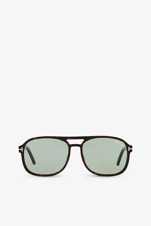 Tom Ford Mens Tr001630 Rosco Square-Frame Cr39 Sunglasses