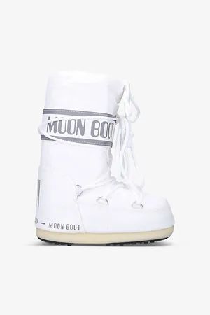 Moon Boot Icon Junior Branded Nylon Snow Boots 3-7 Years