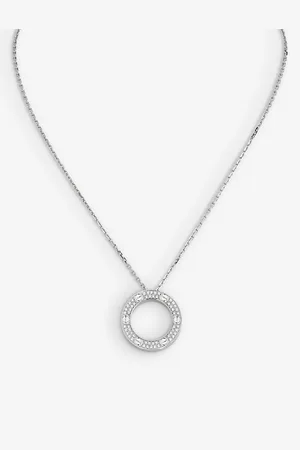 Cartier Love 18ct White-Gold and 0.34ct Diamond Necklace