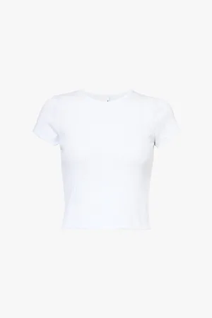 Cou Cou Intimates Womens The Baby Tee Pointelle Organic-Cotton T-Shirt