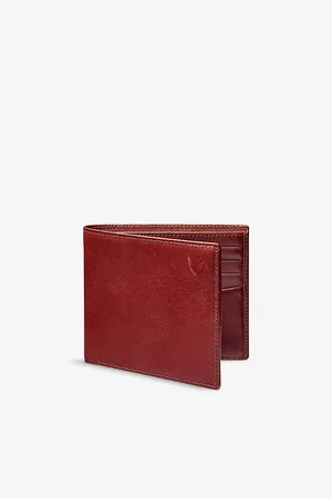 ASPINAL OF LONDON Mens Billfold Logo-Embellished Leather Wallet