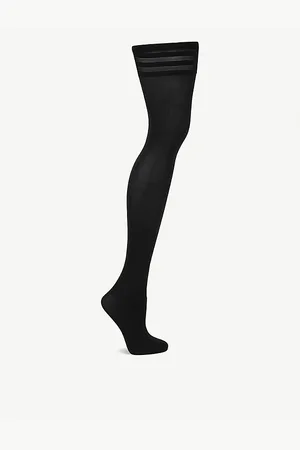 Wolford Womens Velvet De Luxe 50 Hold-Ups