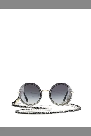 CHANEL Womens Round Sunglasses