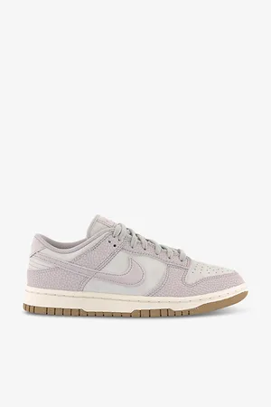 Nike Womens Dunk Low Panelled Leather Low-Top Trainers