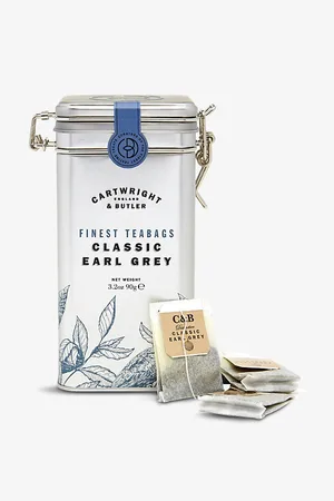Cartwright & Butler Earl Grey Whole Leaf Tea Bags Caddy Box Of 15