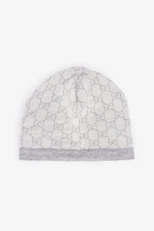 Gucci Monogram-Print Wool Beanie 4-12 Years