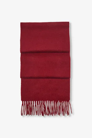 ASPINAL OF LONDON Womens Tasseled-Edge Cashmere Scarf