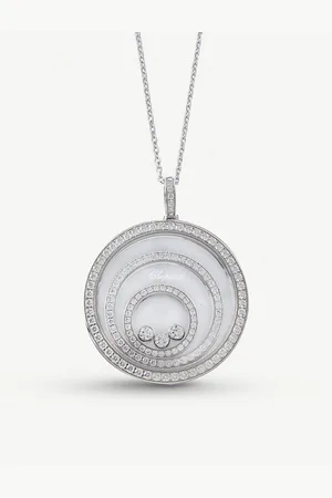 Chopard Happy Spirit 18ct White-Gold and Diamond Pendant