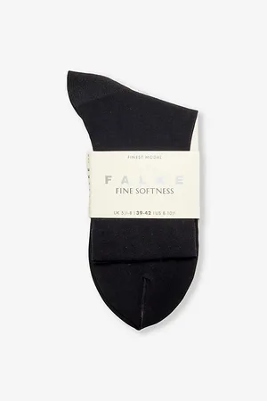Falke Womens Fine Softness Stretch Woven-Blend Socks