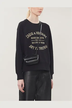 Zadig & Voltaire Womens Logo-Embellished Cotton-Jersey Sweatshirt