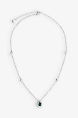 CARAT* London Womens Emile Sterling- and Cubic Zirconia Necklace