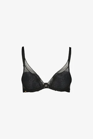 Chantelle Womens Festivite Lace Plunge T-Shirt Bra
