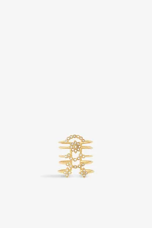 Maje Womens Semainer Flower Ring
