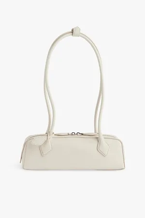 Alaïa Womens Le Teckel Small Leather Shoulder Bag