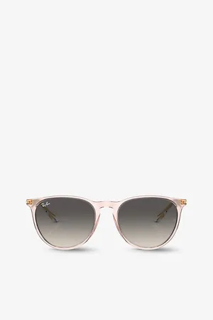 Ray-Ban Rb4171 Erika Round-Frame Acetate Sunglasses