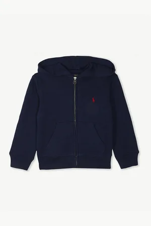 Ralph Lauren Logo-Embroidered Zip-Up Cotton-Blend Hoody 6-14 Years