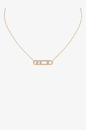 MESSIKA Move 18ct Rose-Gold and Diamond Necklace