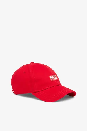 Diesel Mens Corry-Jacq Logo-Embellished Cotton Baseball Cap
