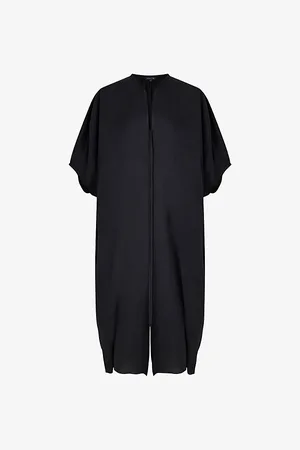 Soeur Womens Alger Welt-Pocket Cotton Midi Dress