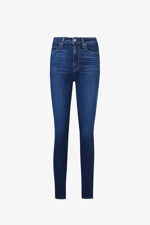Paige Womens Margot Skinny High-Rise Stretch-Denim Jeans