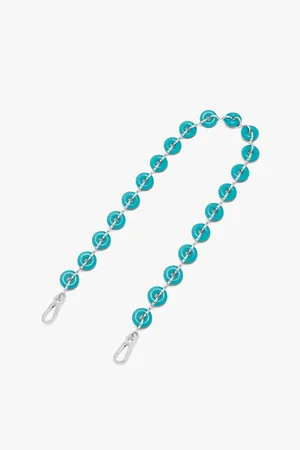 Loewe Womens Donut Acetate and Stainless-Steel Bag Strap