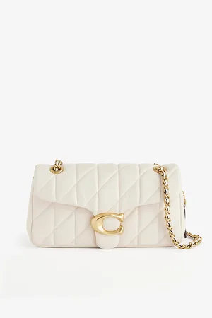 Coach Womens Tabby 26 Logo-Plaque Quilted Leather Cross-Body Bag