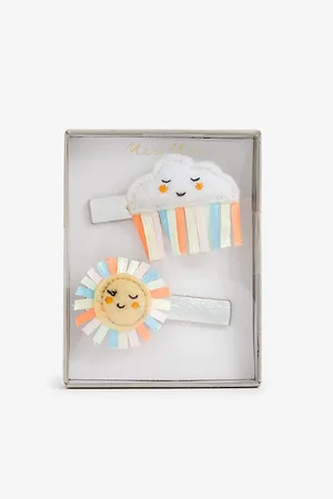 Meri Meri Sun and Cloud Pack Of Two Felt Hair Clips