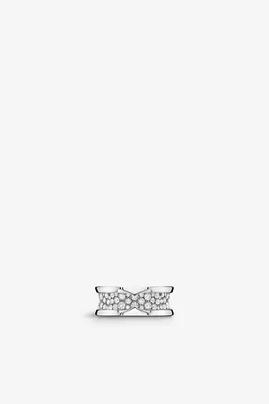 Bvlgari B.Zero1 18ct White-Gold and 1.63ct Brilliant-Cut Diamond Ring