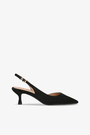 Kurt Geiger Womens Aria Slingback Suede Sandals