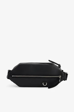 Loewe Mens Convertible Sling Leather Cross-Body Bag
